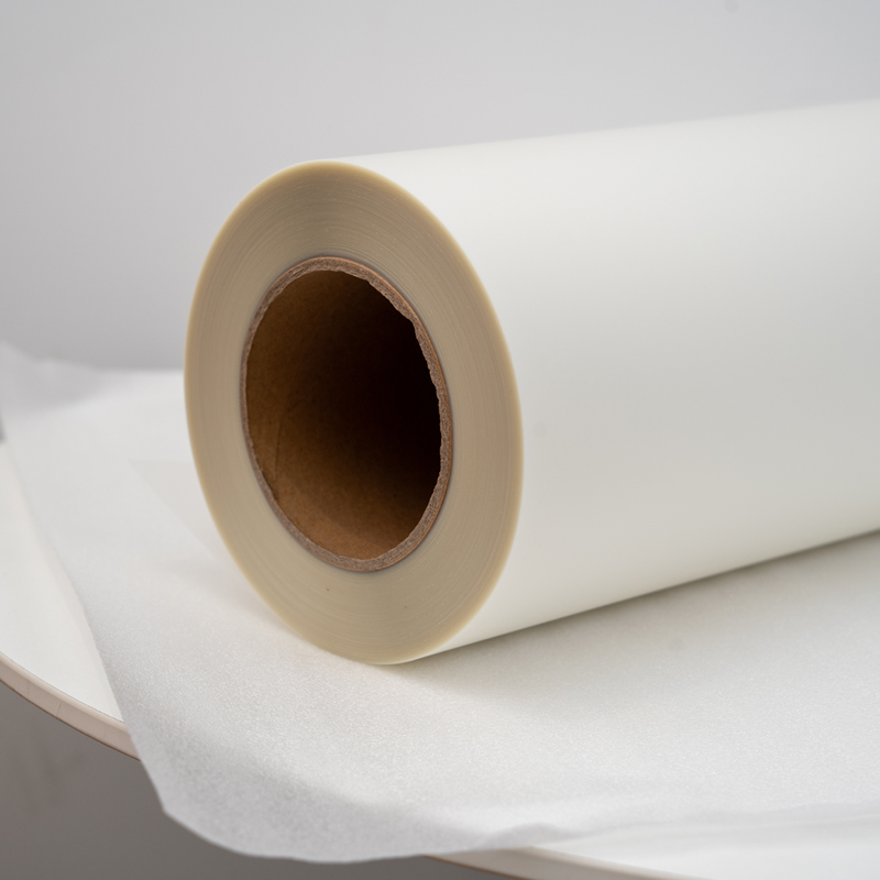 1 Double Side Water-Based Coated Matte Hot Peel DTF Film Rolls for DTF Printers